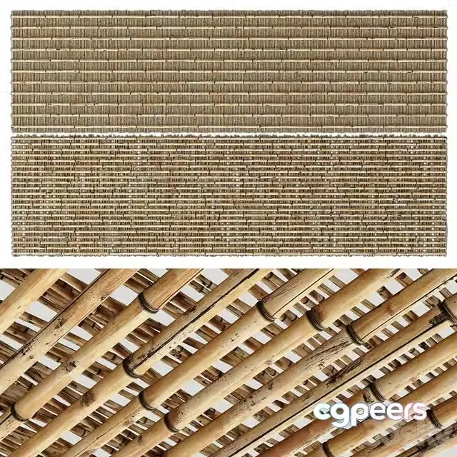 3ds Max Free – Ceiling bamboo crooked branch low n8
