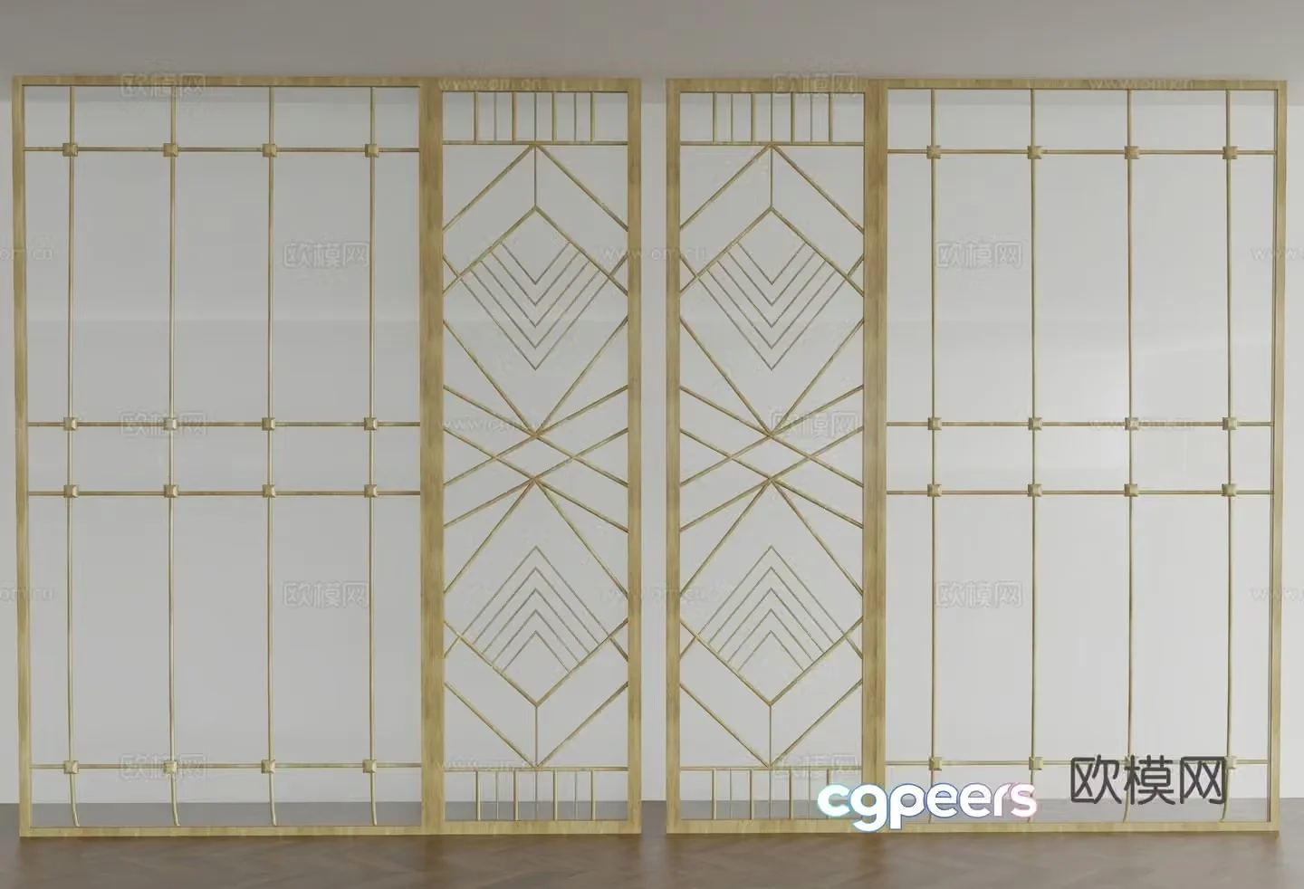 Modern screen 3d model