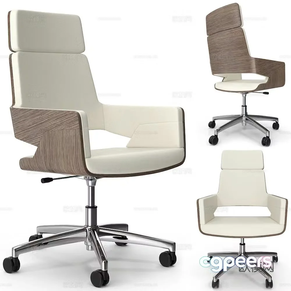 Thonet modern office chair shift chair staff chair 3d model