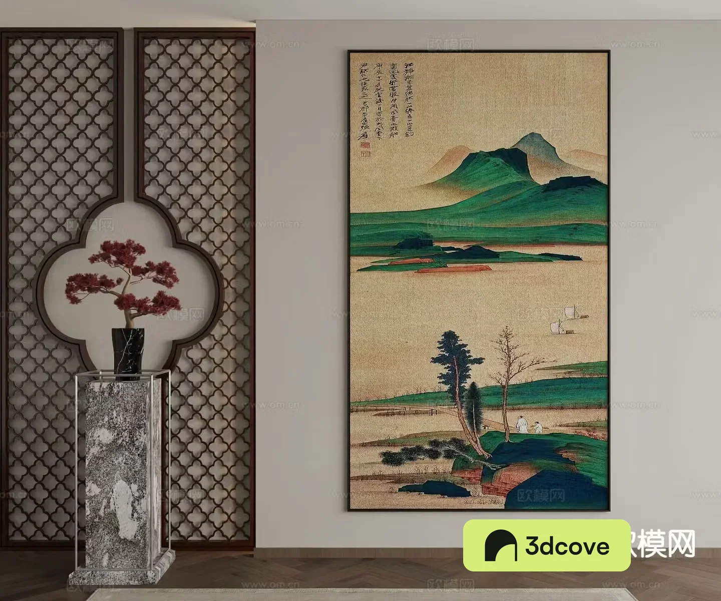 New Chinese style ink painting decorative painting
