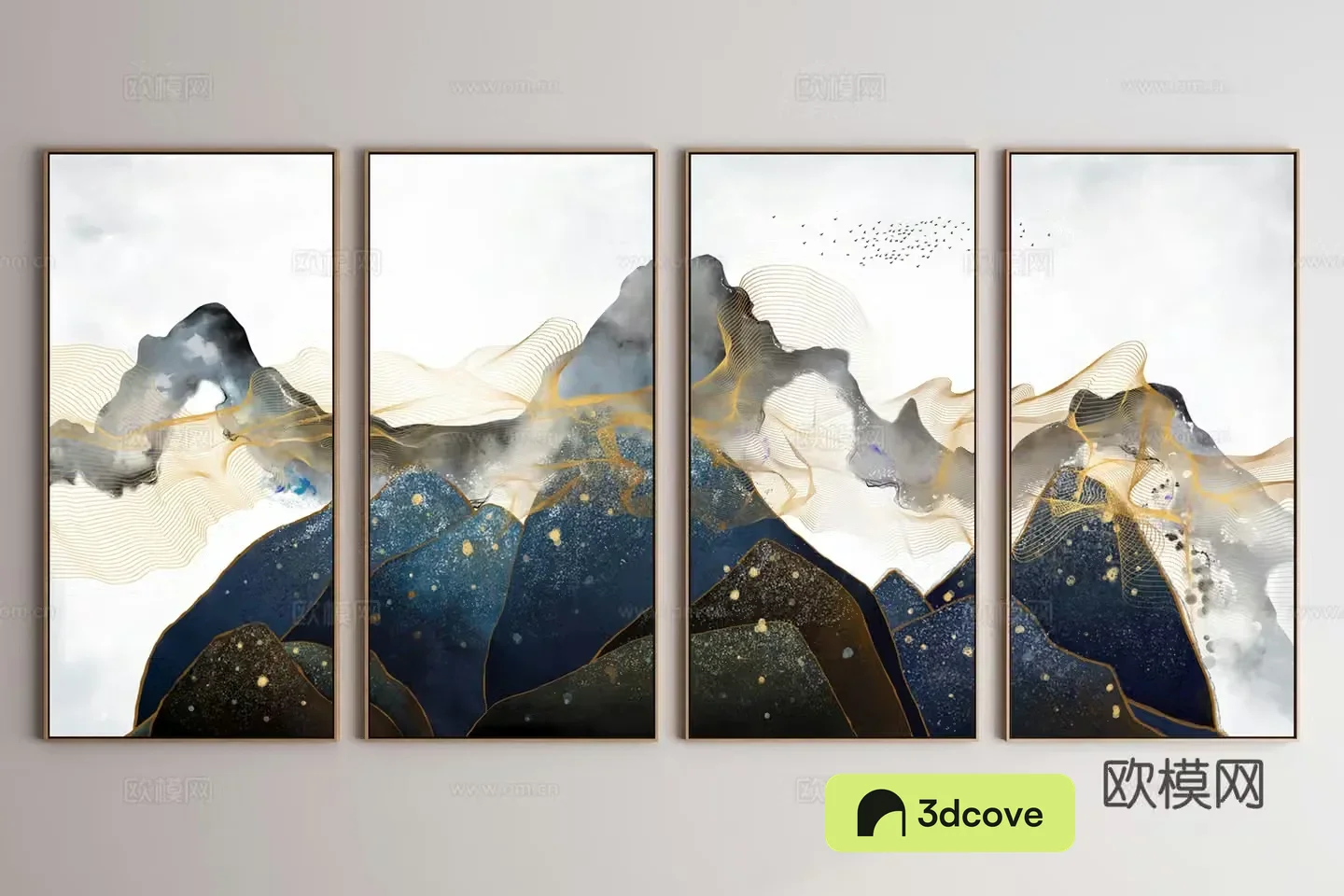 New Chinese style decorative painting landscape painting hanging painting