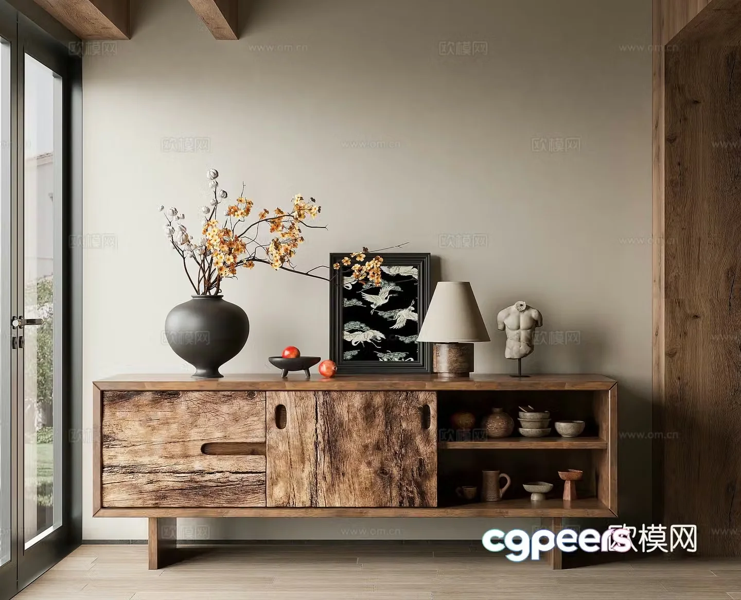 Wasabi sideboard 3D model