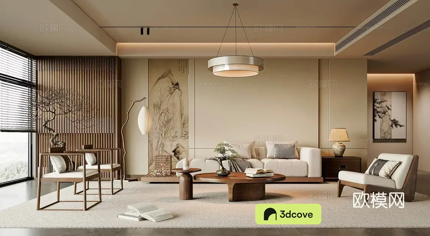 New Chinese style living room