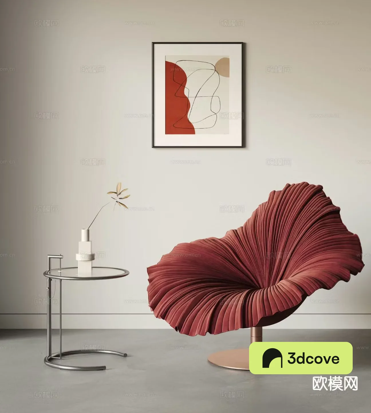 Italian petal chair leisure chair