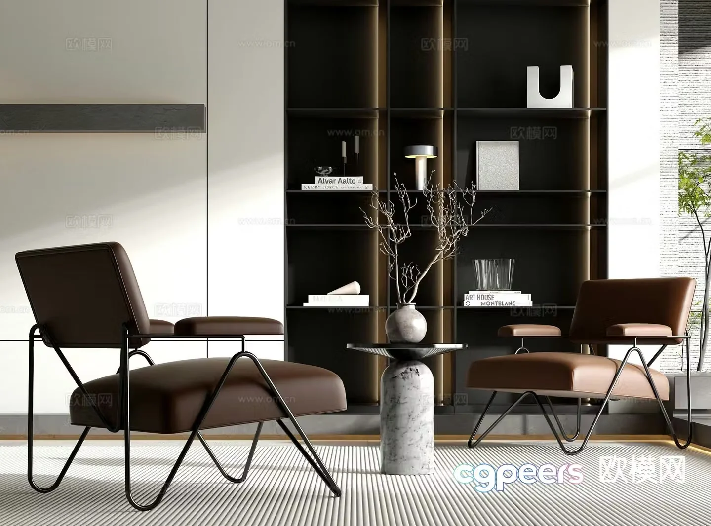 Modern leisure sofa 3d model