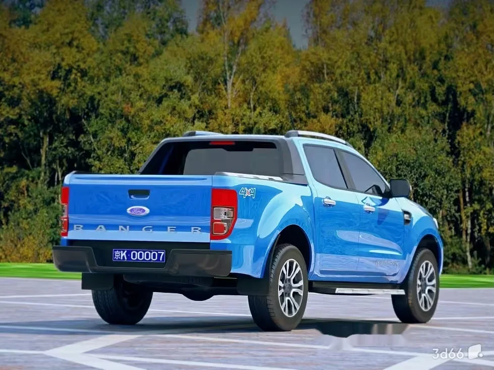 Blue Ford Ranger 3D Model – 19276 – VRAY Render