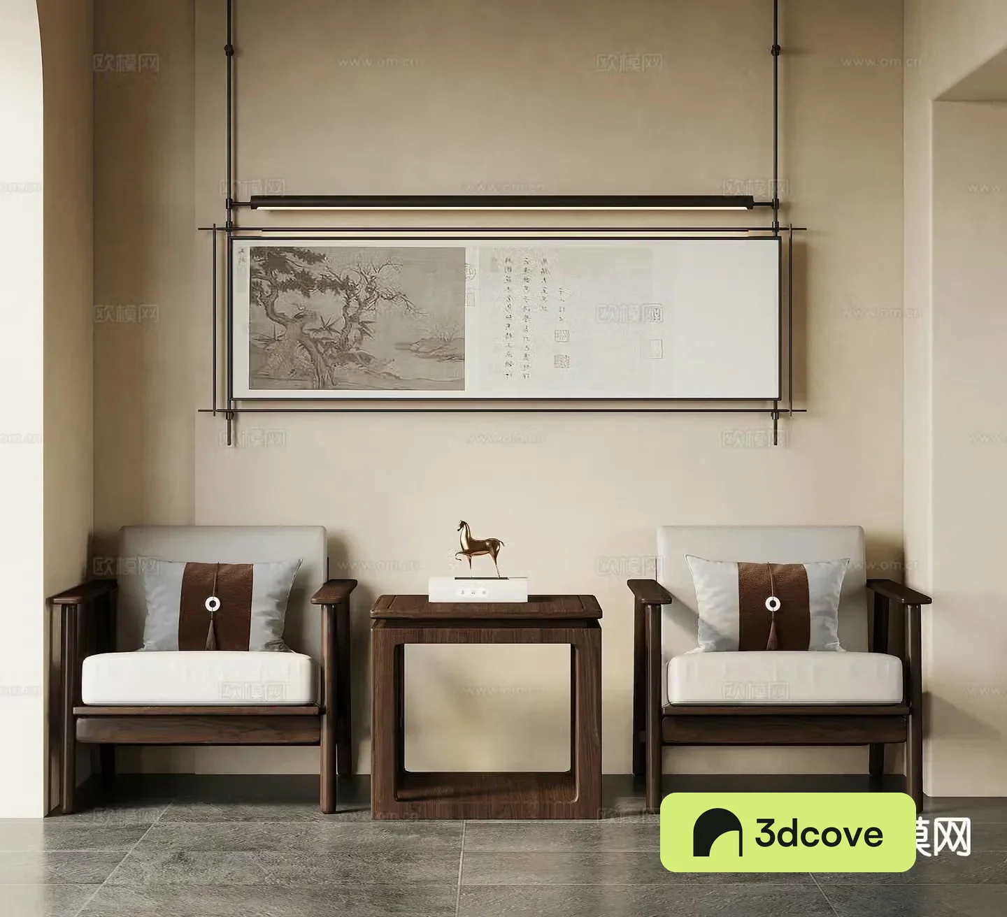 New Chinese style chair leisure chair