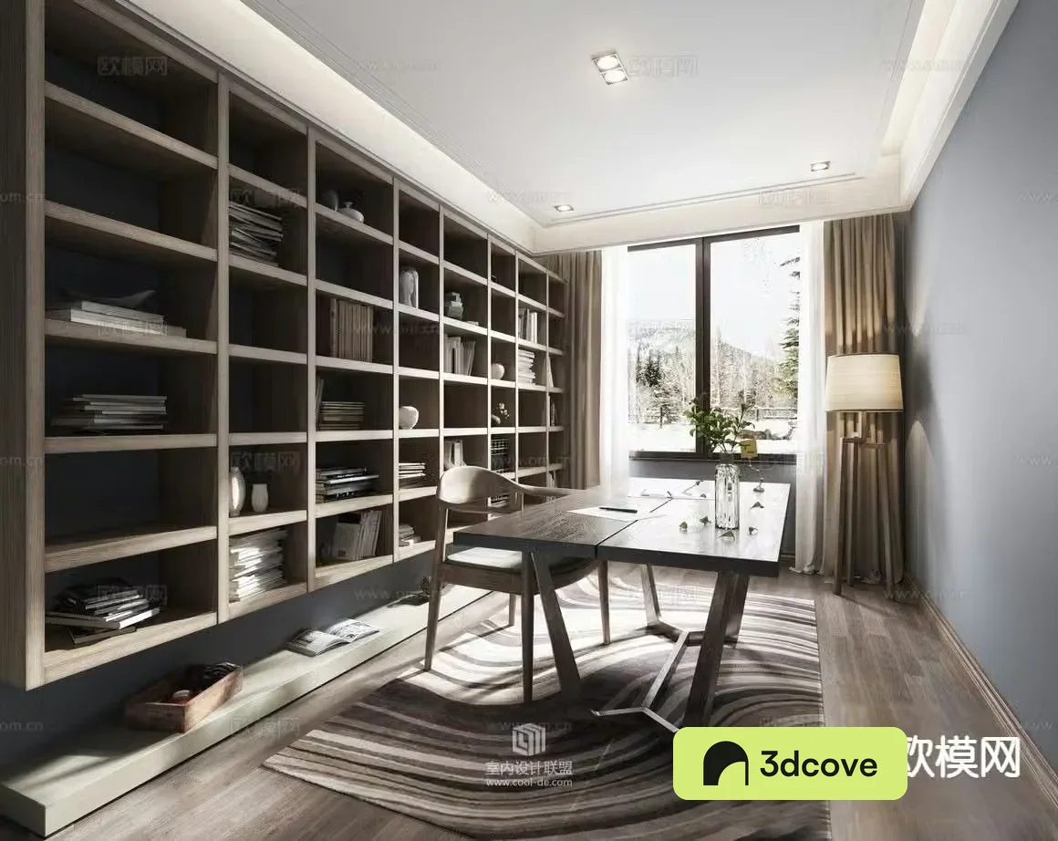 New Chinese style study