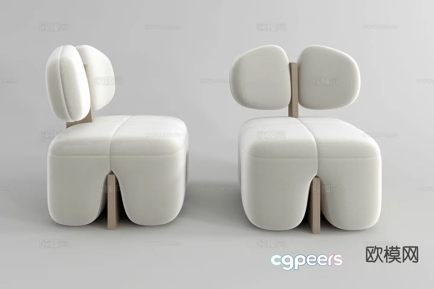Modern chair sofa chair leisure chair 3d model