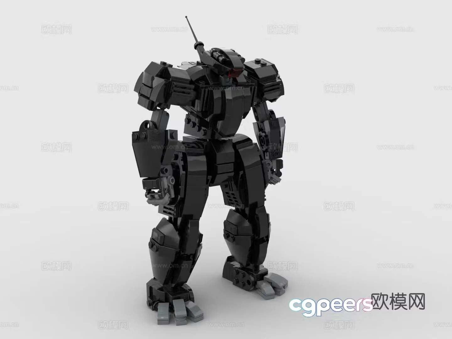 Lego Lego toy building block combat robot Gundam Mermid 3D model