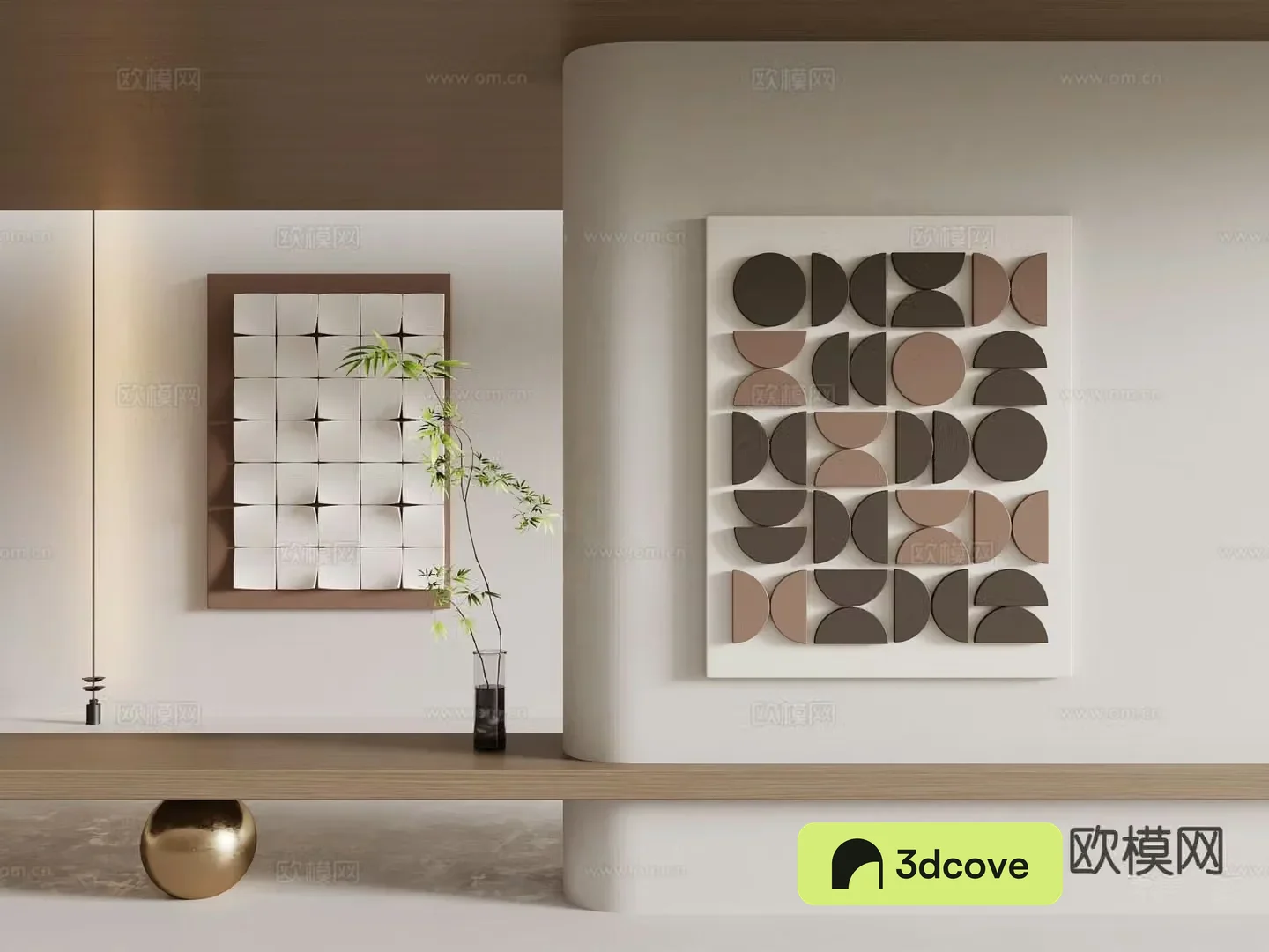 Geometric hanging paintings three-dimensional paintings decorative paintings
