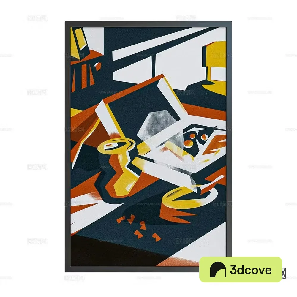 NC Design geometric hanging painting decorative painting