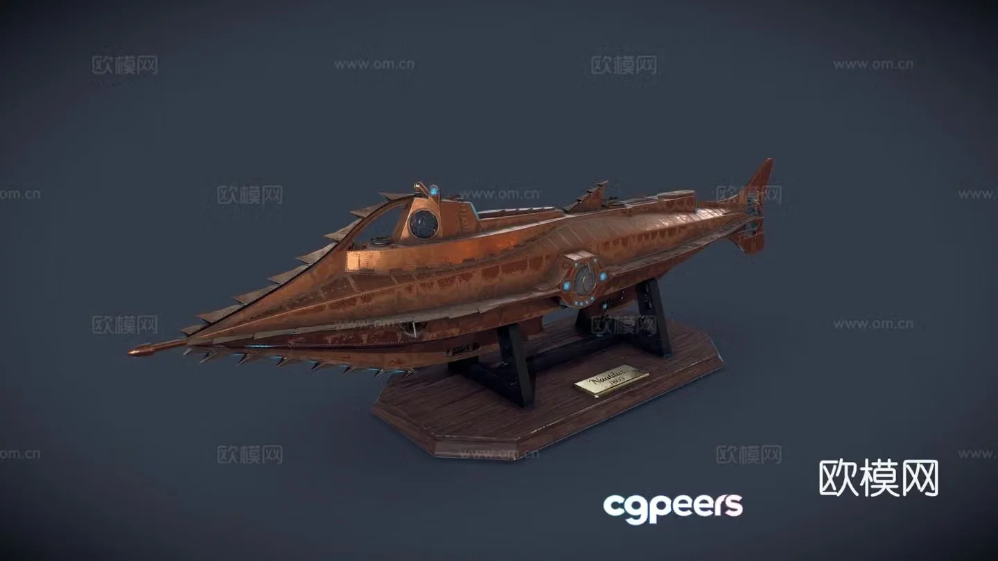 Boat ornaments 3d model