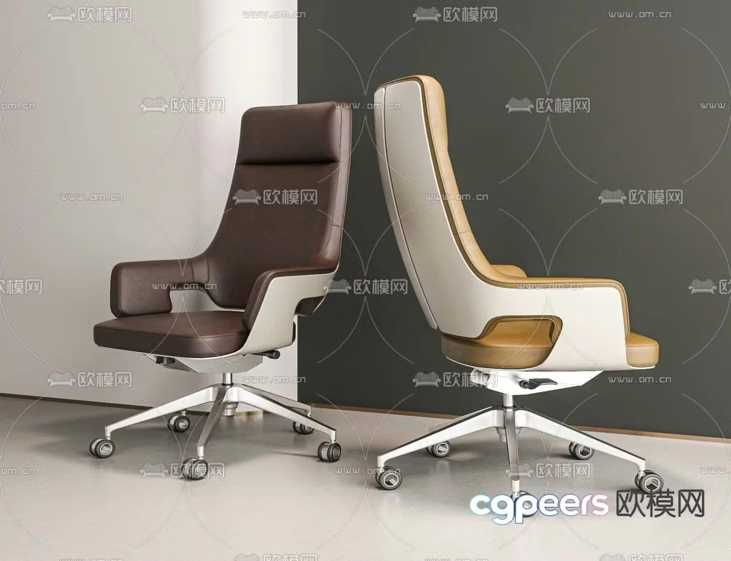 executive chair office chair boss chair 3d model