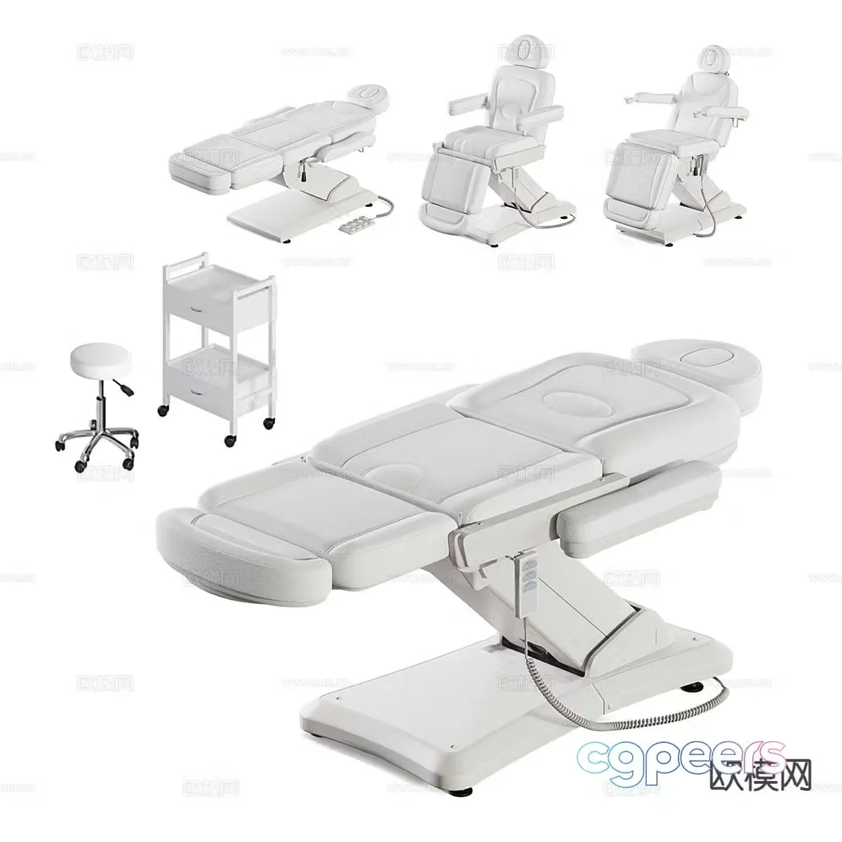 Electric massage chair massage sofa 3d model