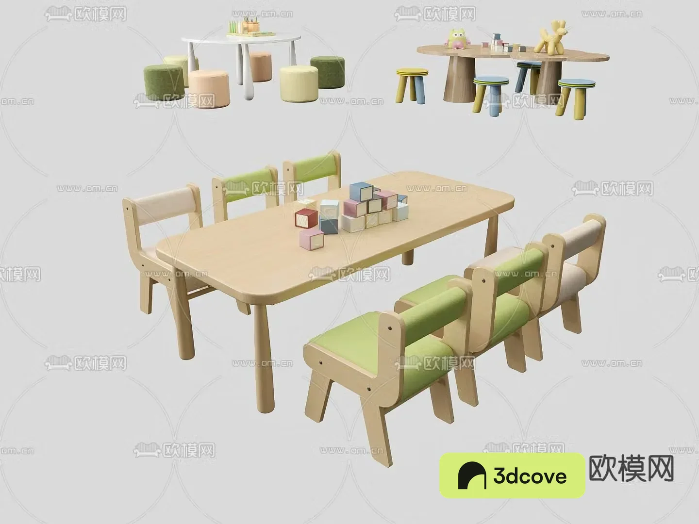 Children’s dining table and chairs