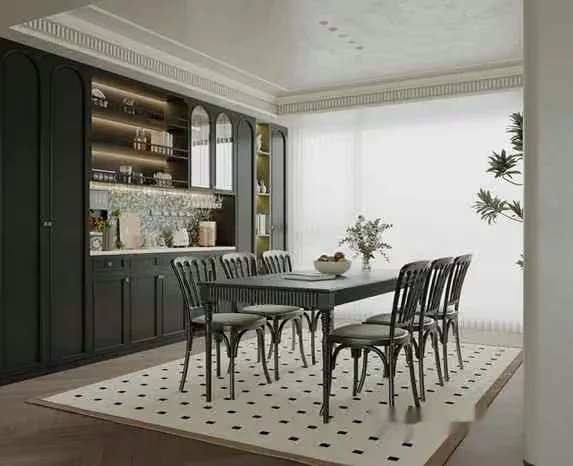 Modern Dining Room 3D Model – 7211 – CORONA Render