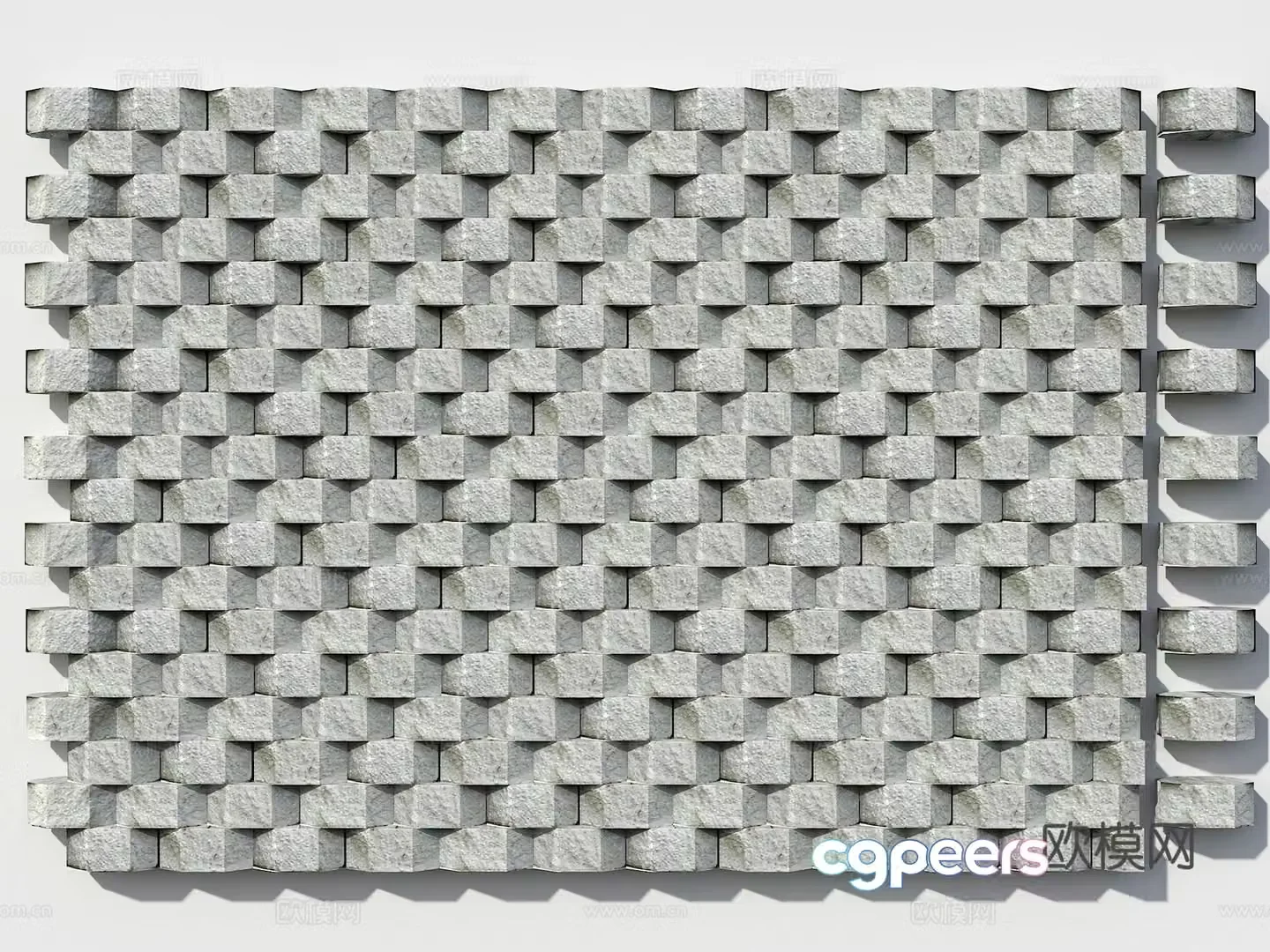 Rock retaining wall block stone cultural stone matte retaining wall matte stone landscape wall lava stone stone wall 3d model