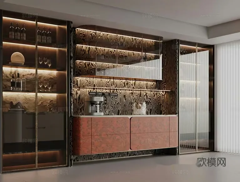 A Modern Kitchen 3D Model – 19789 – VRAY Render