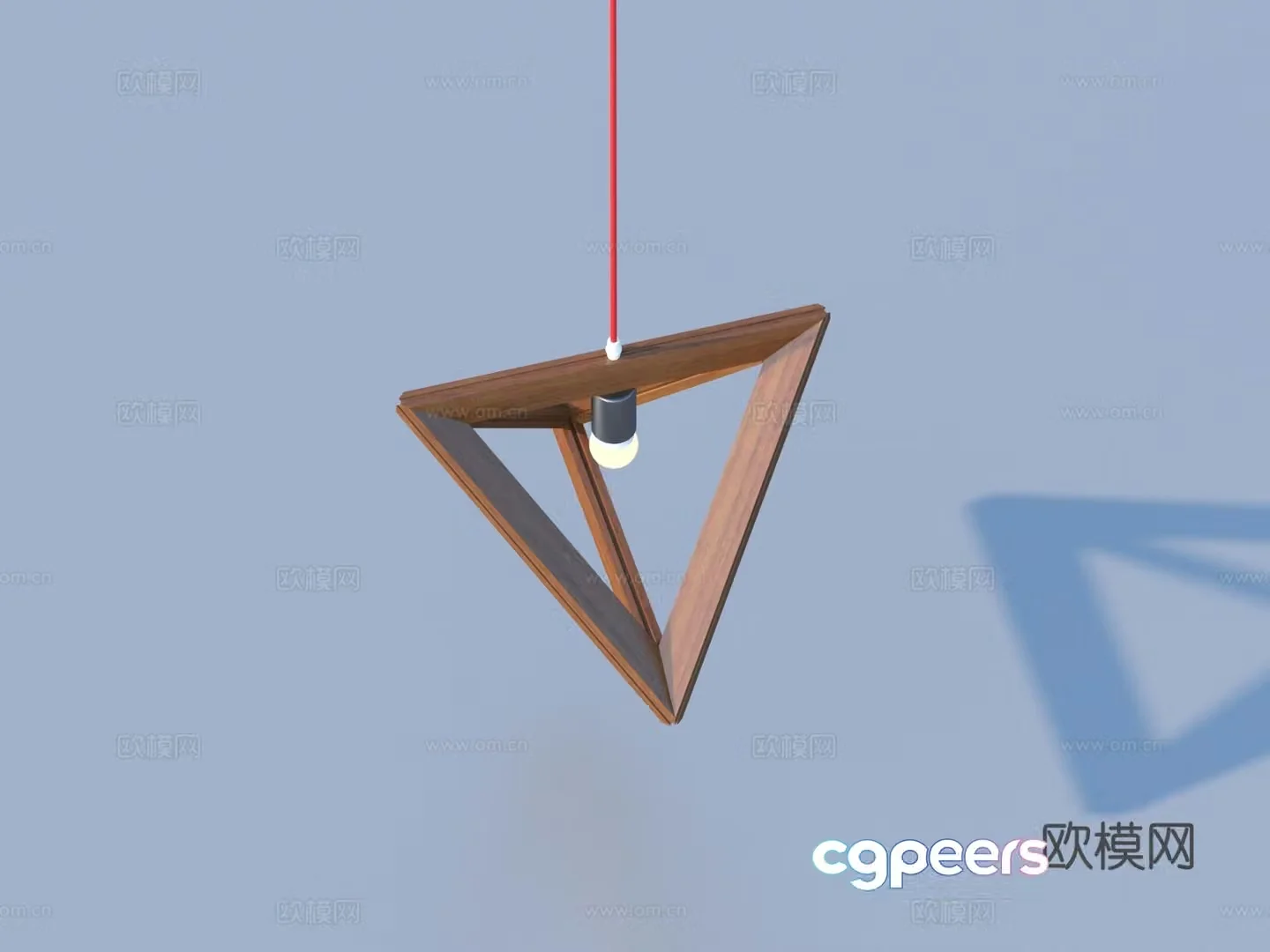 Chandelier Wooden Chandelier 3d Model