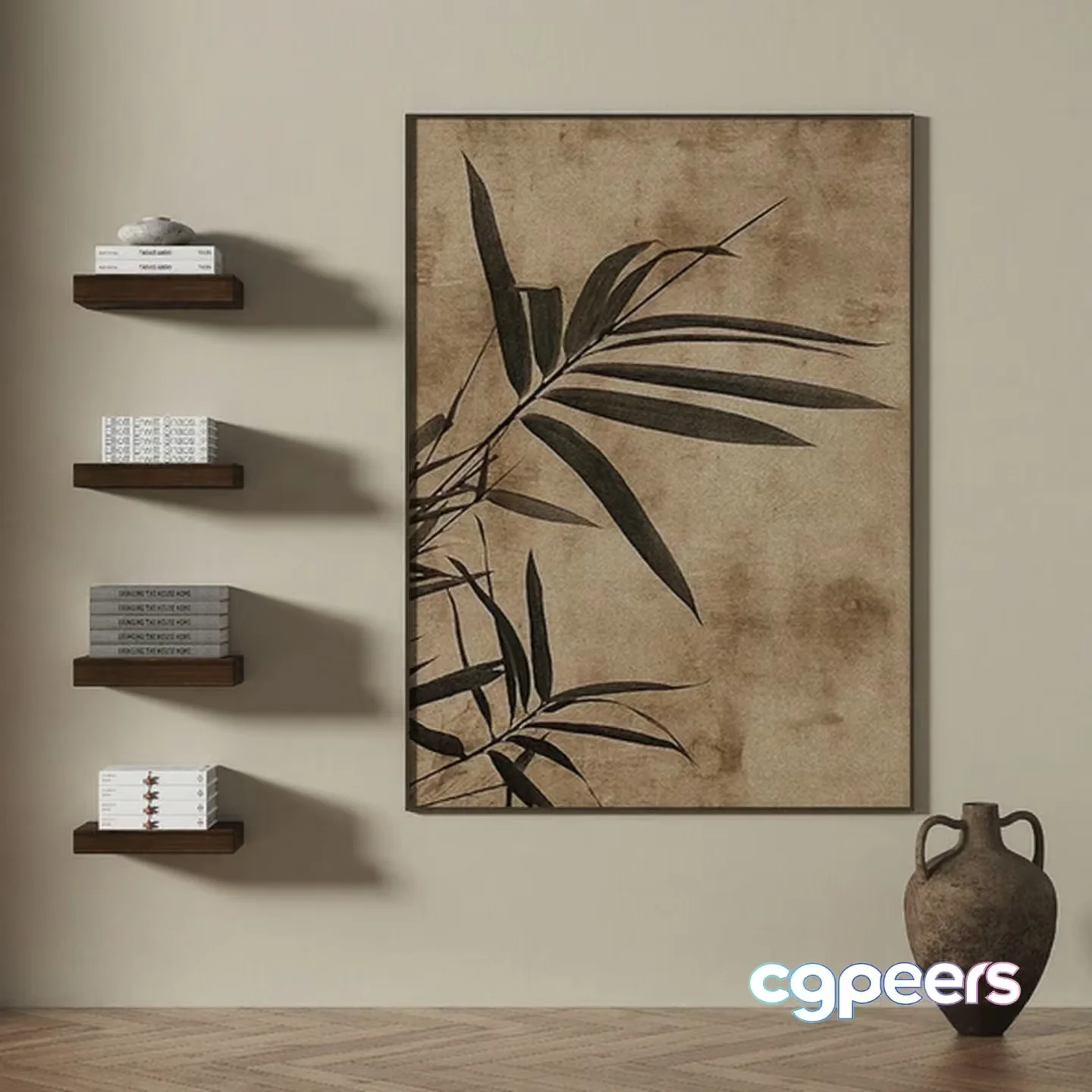 Cozy Living Room 3D Model – 4580 – VRAY Render