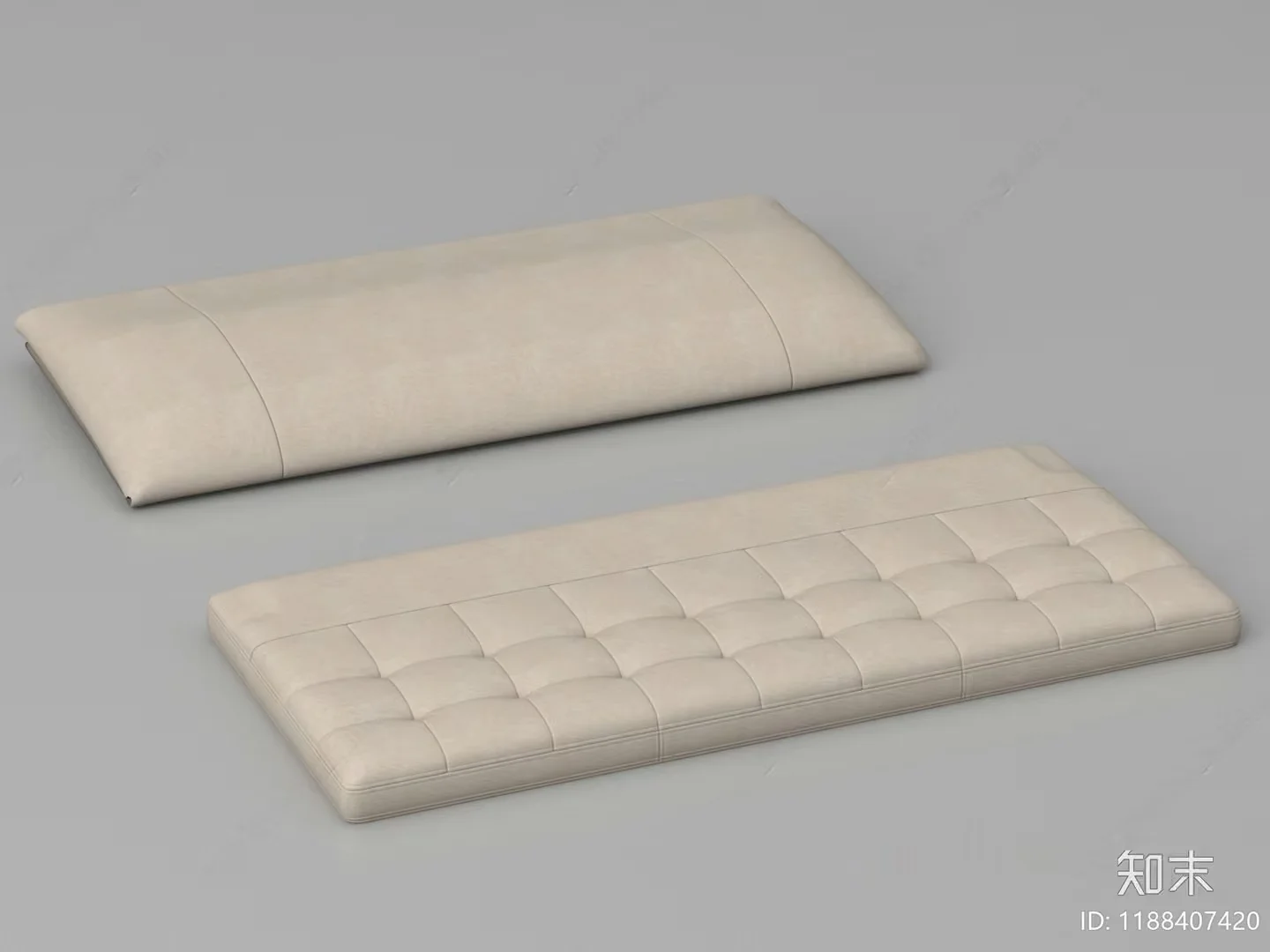 Modern Beige Headboards 3D Model – 17630 – VRAY Render