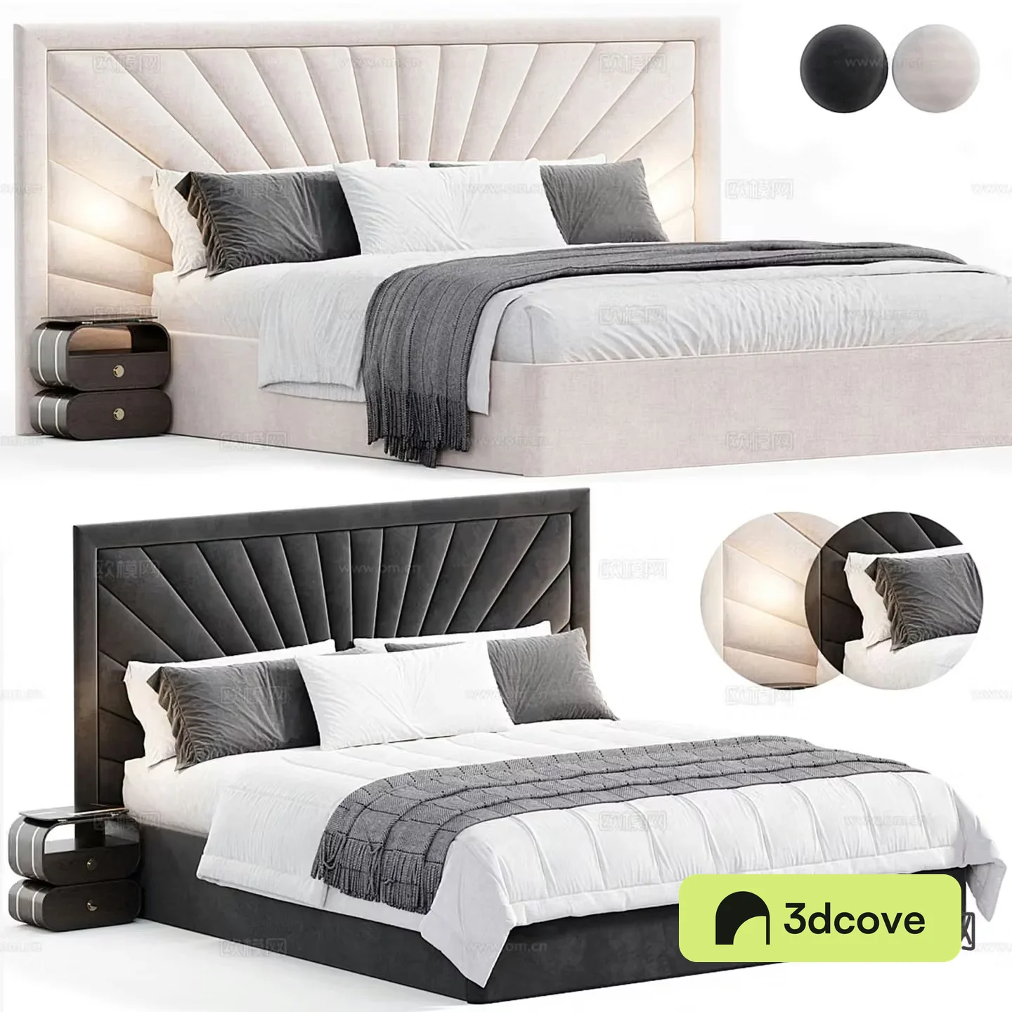 Italian double bed