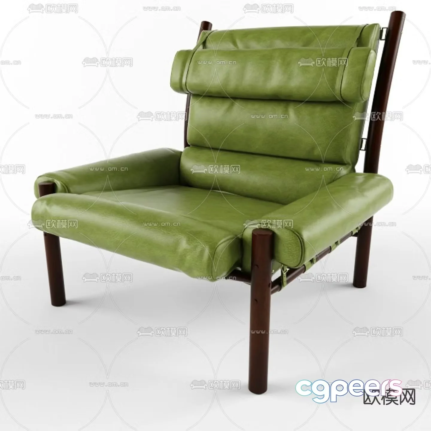 B&B Italia lounge chair 3d model