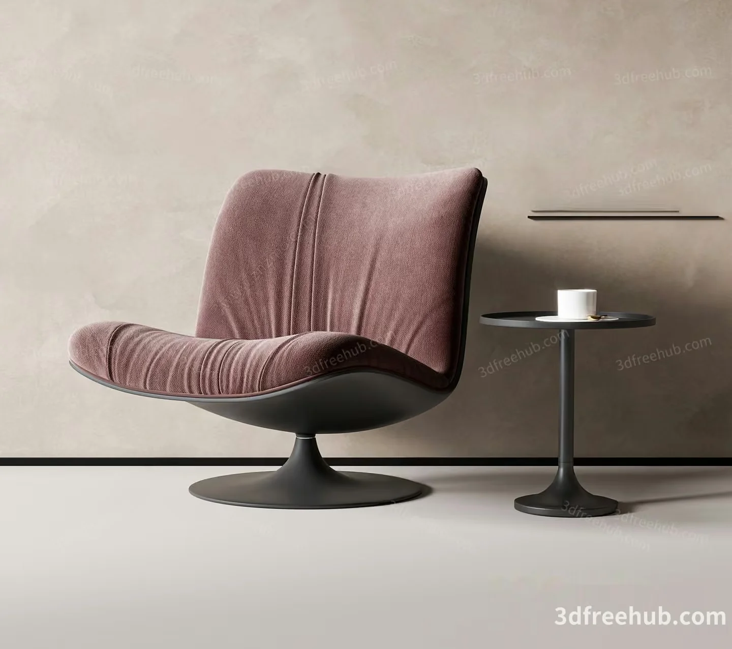 Modern Swivel Chair 3D Model – 22260 – VRAY Render