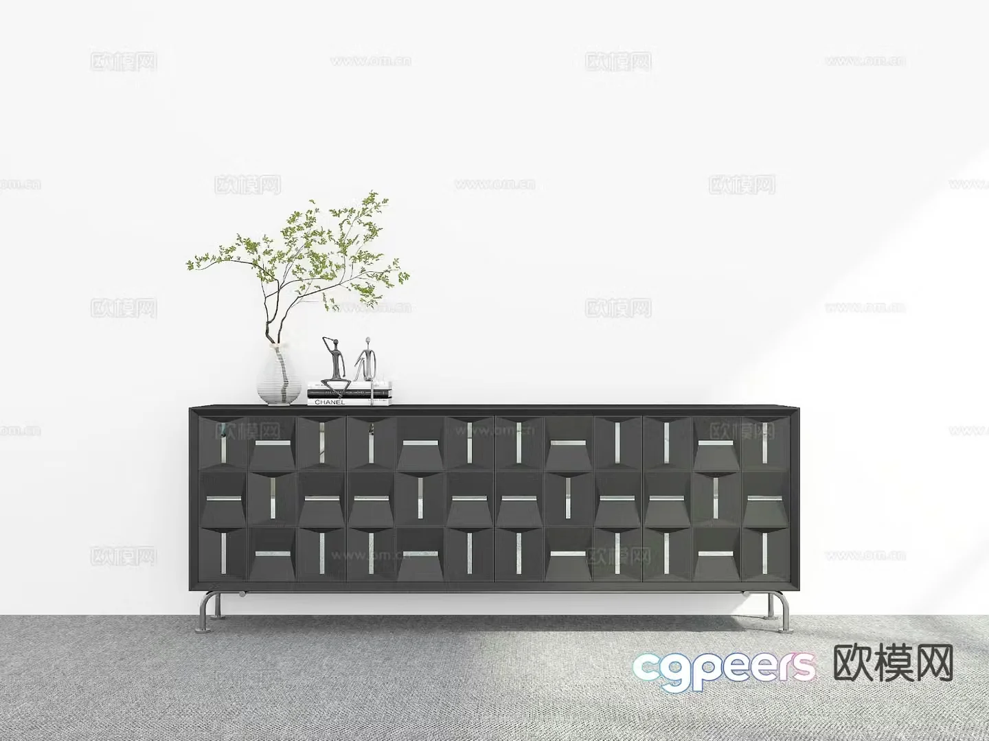 Modern sideboard 3d model