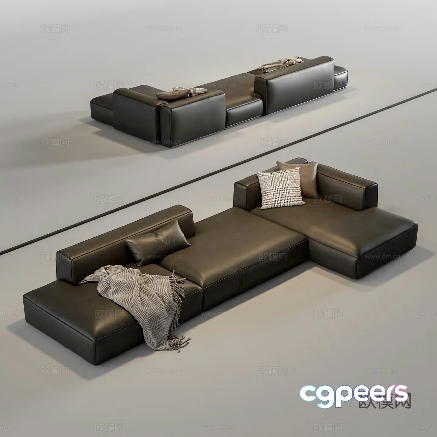 Modern sofa 3d model