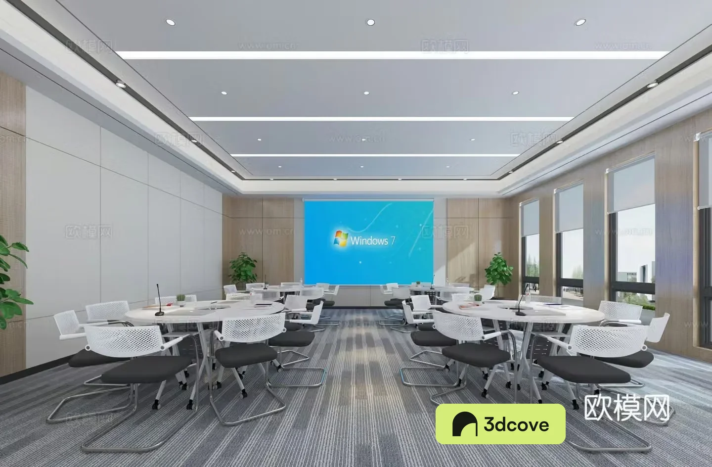 Modern conference room event room