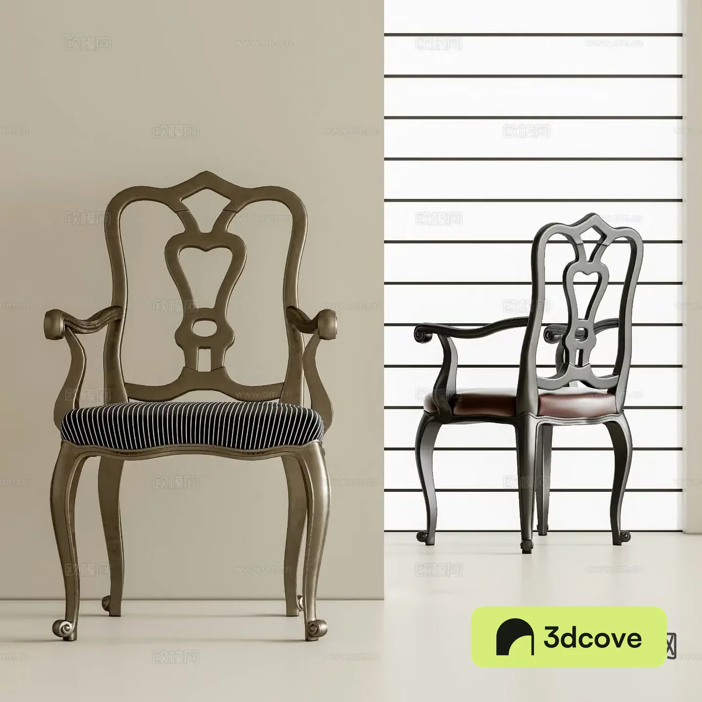 European style chair dining chair