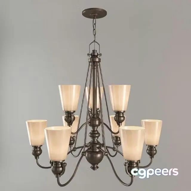 3ds Max Free – Chandelier MAYFLOWER Hinkley Lighting Interior HKMAYFLOWER9