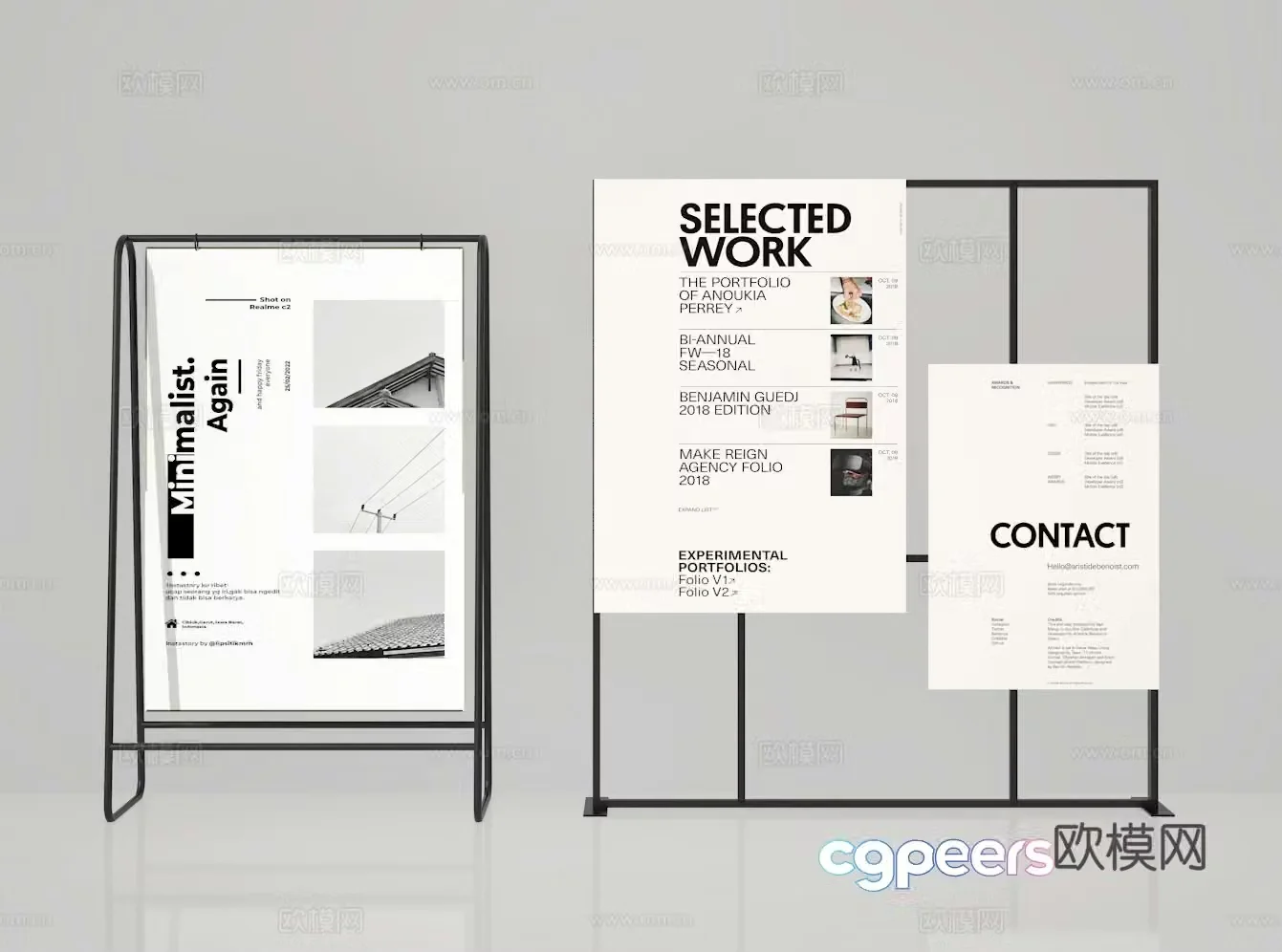 Billboard 3d model