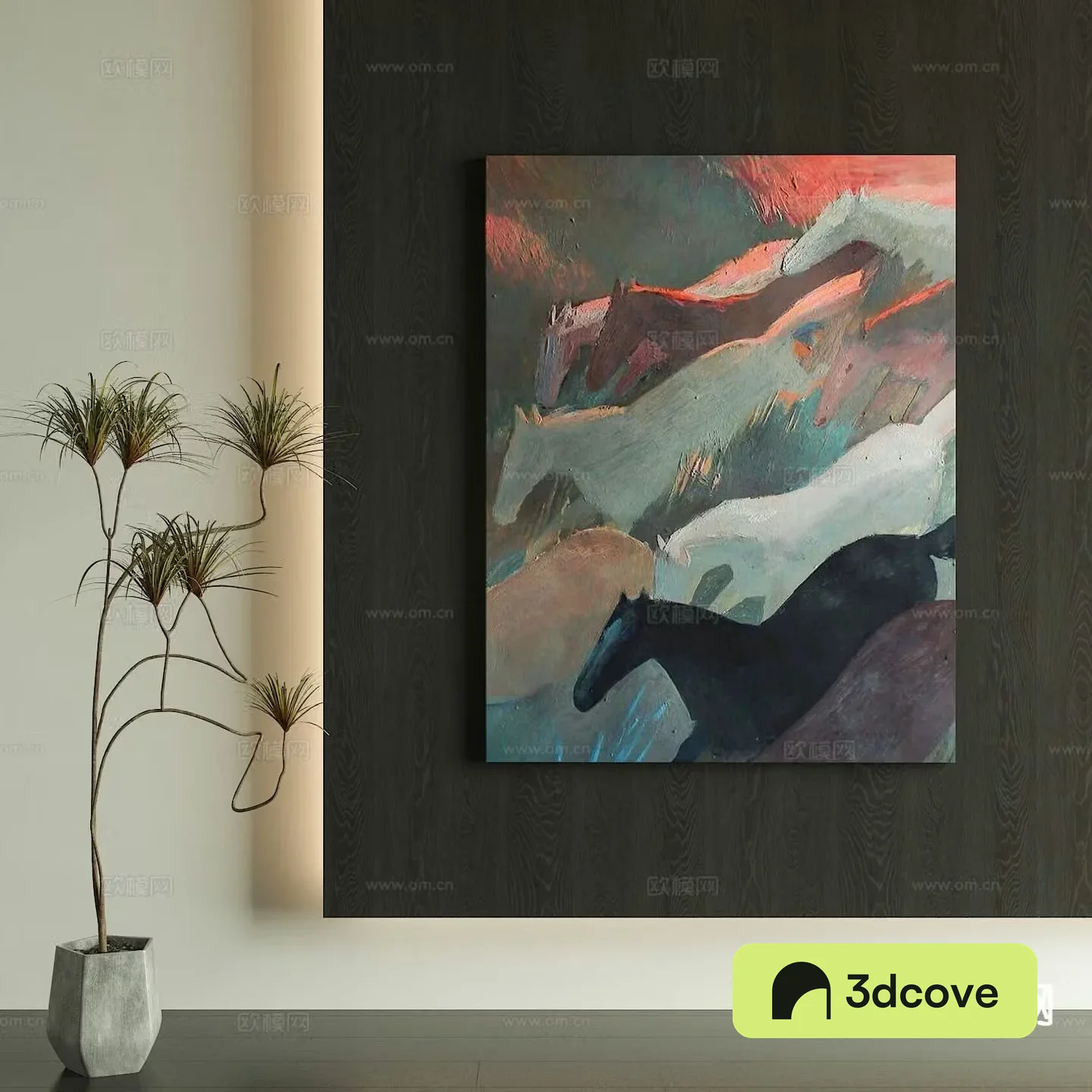 Wabi-sabi art painting texture painting decorative painting