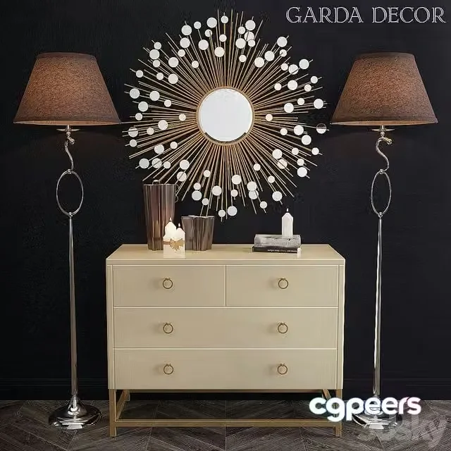 3ds Max Free – Garda Decor Set 14