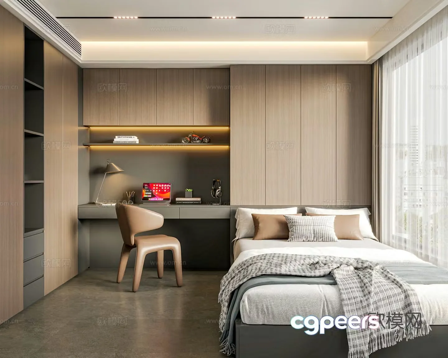 Tatami bedroom second bedroom 3D model