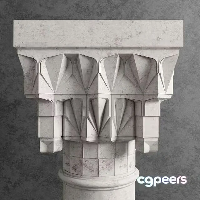 3ds Max Free – Ottoman Column