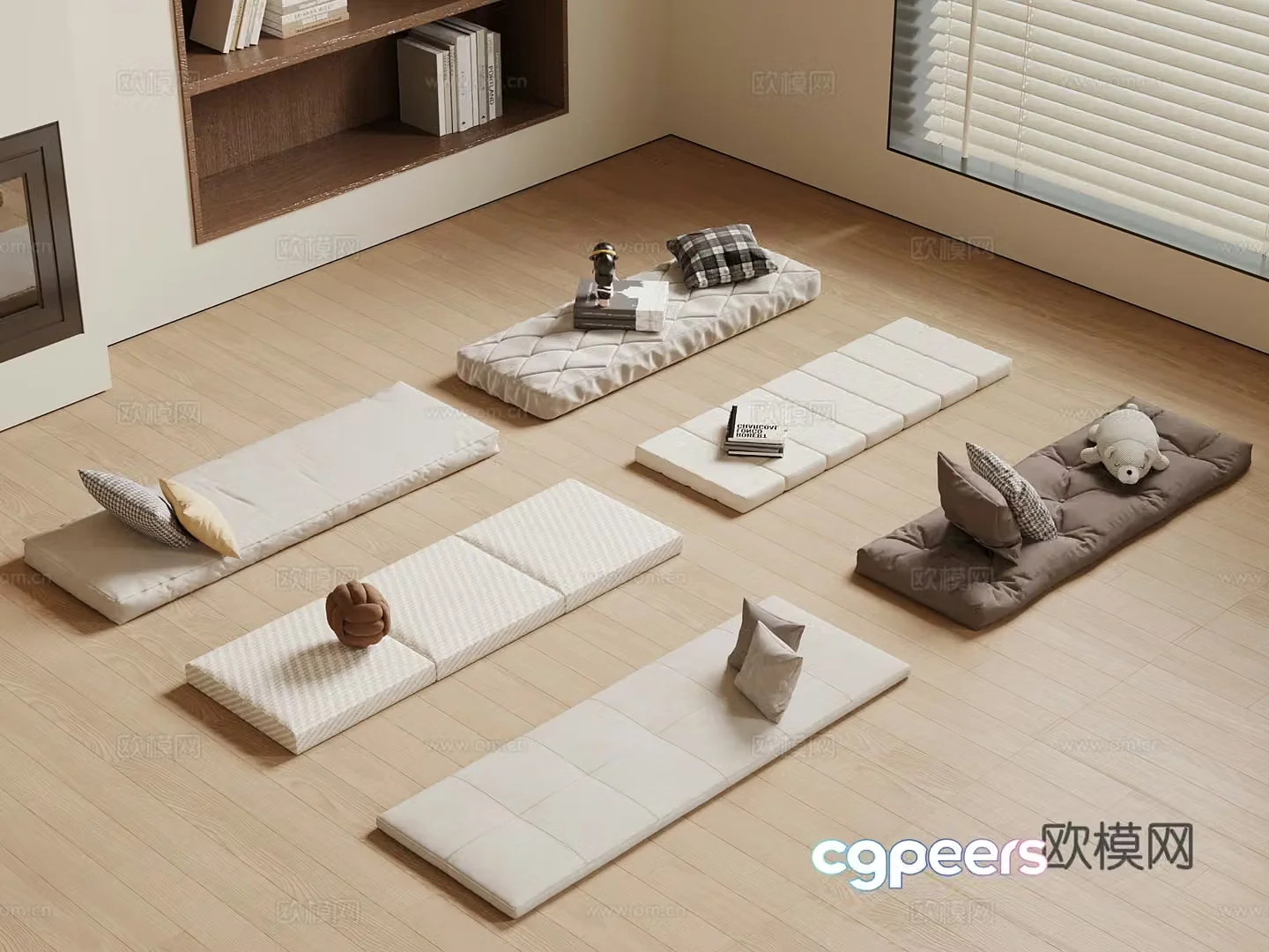 Modern cushion 3d model