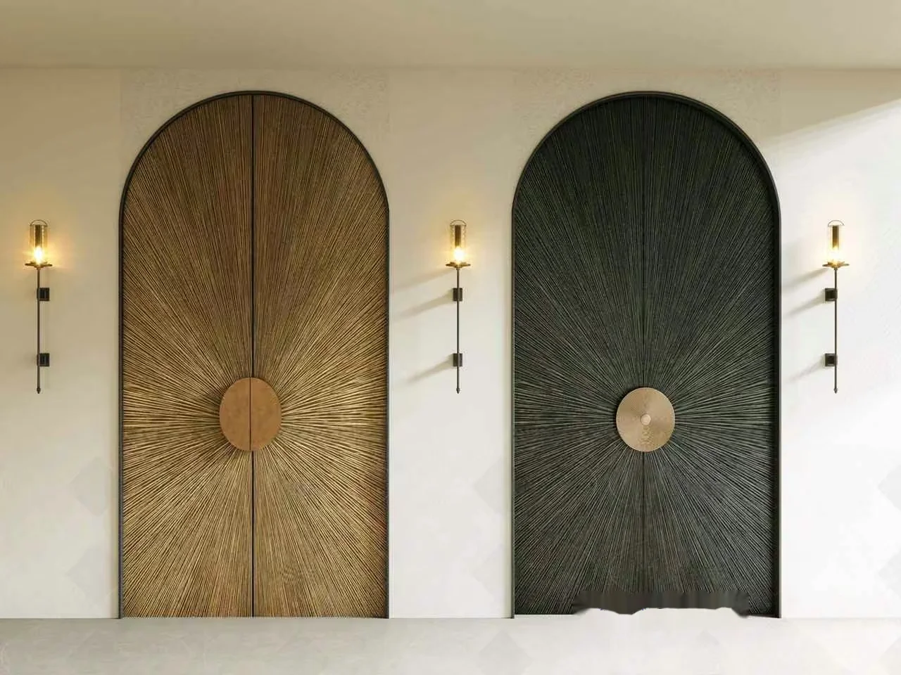 Modern Arched Doors 3D Model – 11304 – CORONA Render