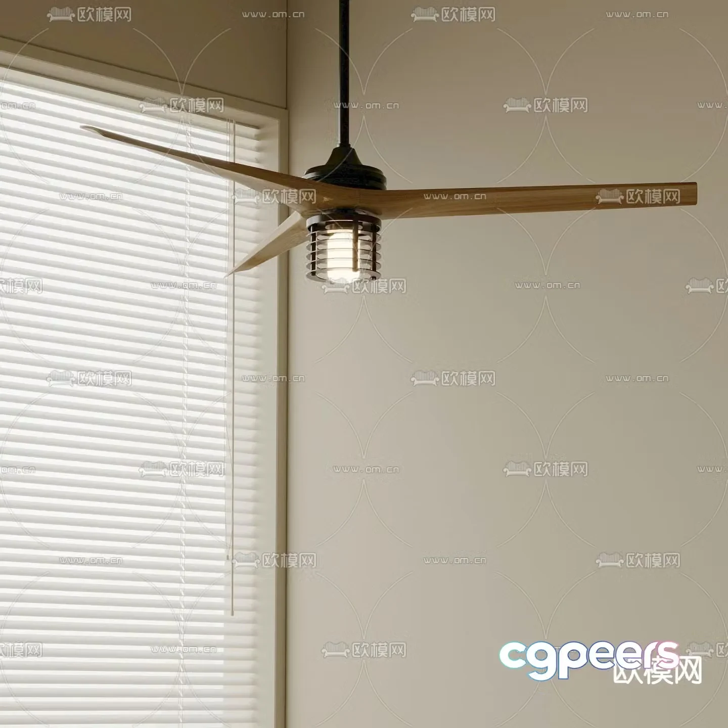 Ceiling Fan Light Fan Light 3D Model