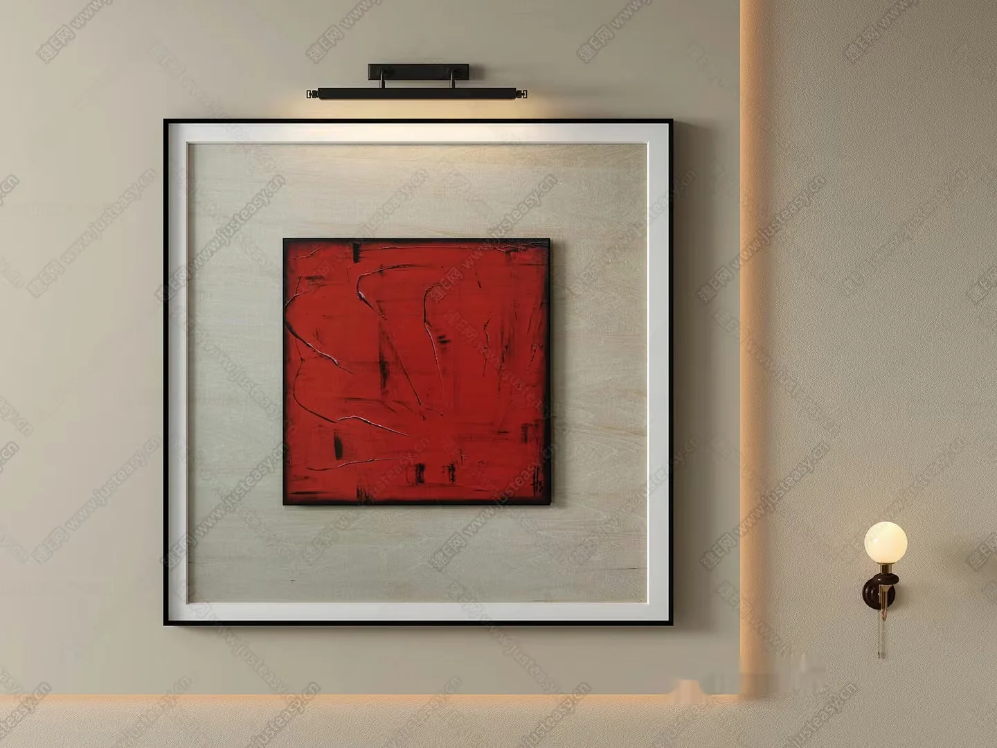 Modern Art Piece 3D Model – 4585 – VRAY Render