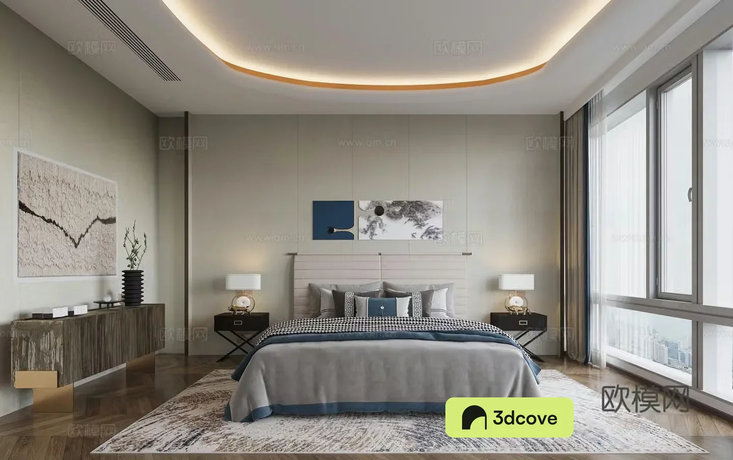 New Chinese bedroom