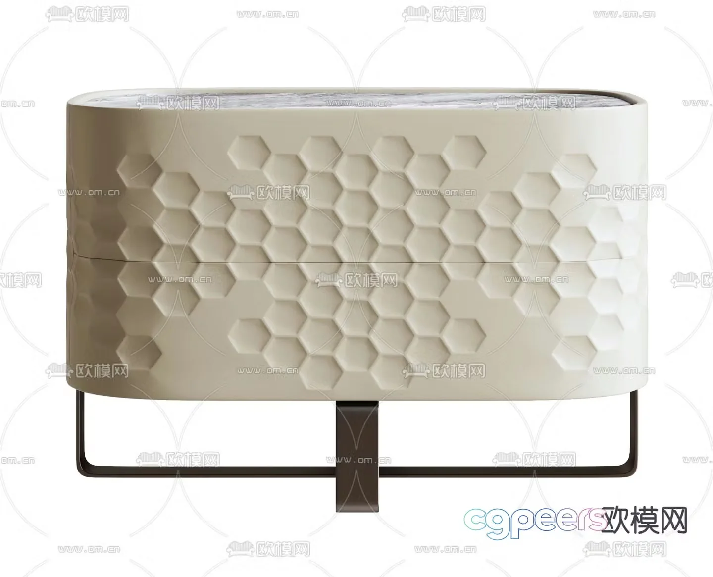 FratoYabu modern bedside table 3d model