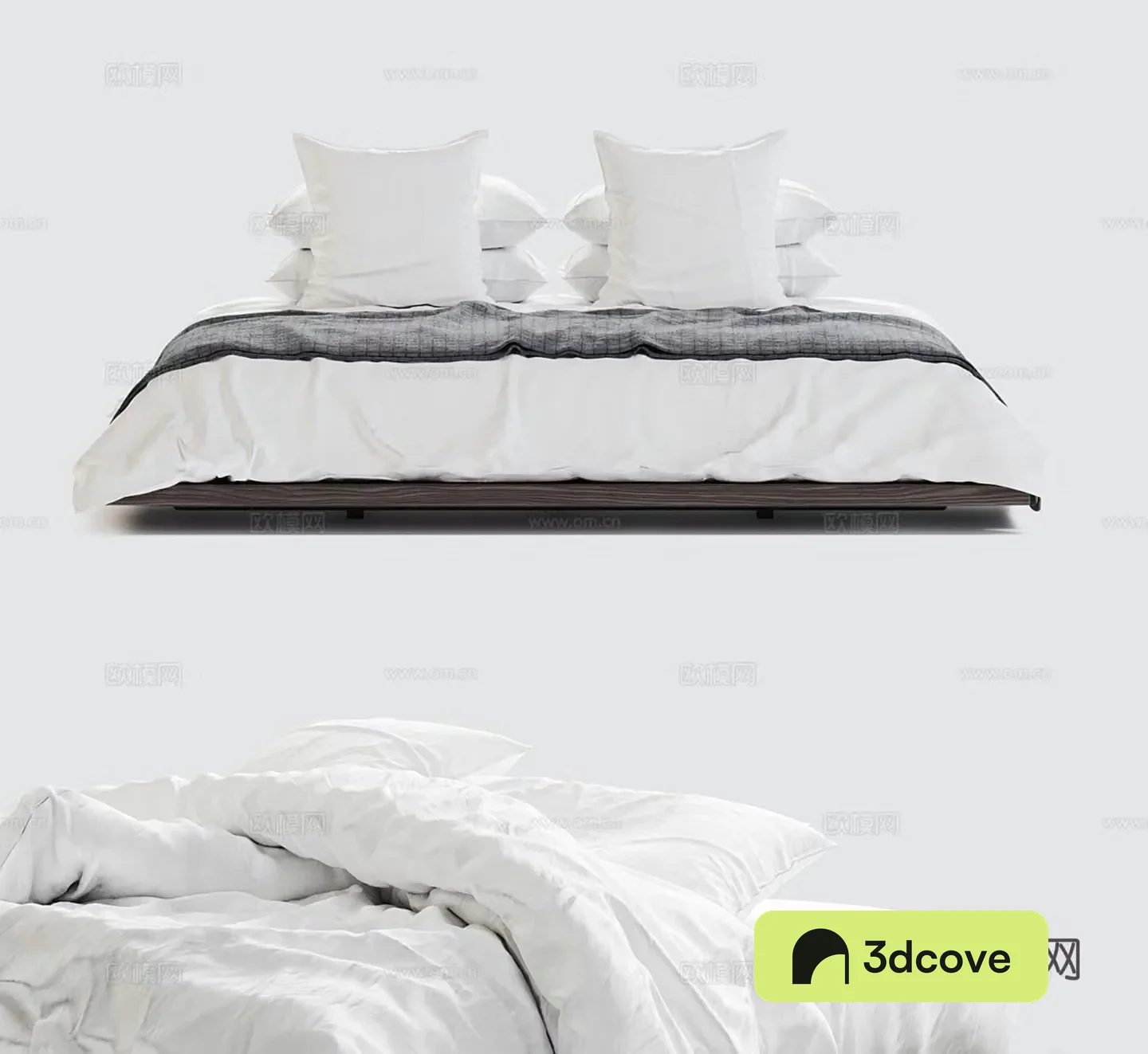 Modern double bed