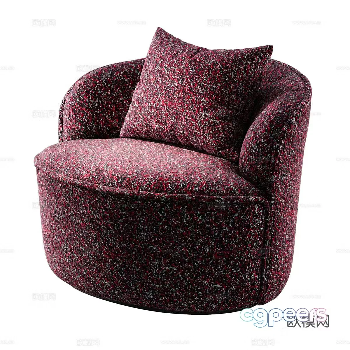 Modern single sofa 3d model