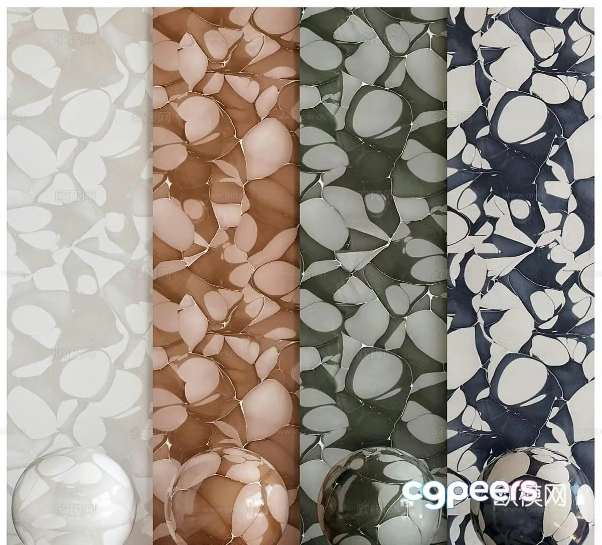 Modern stone synthetic stone stone slab wall tiles floor tiles 3d model