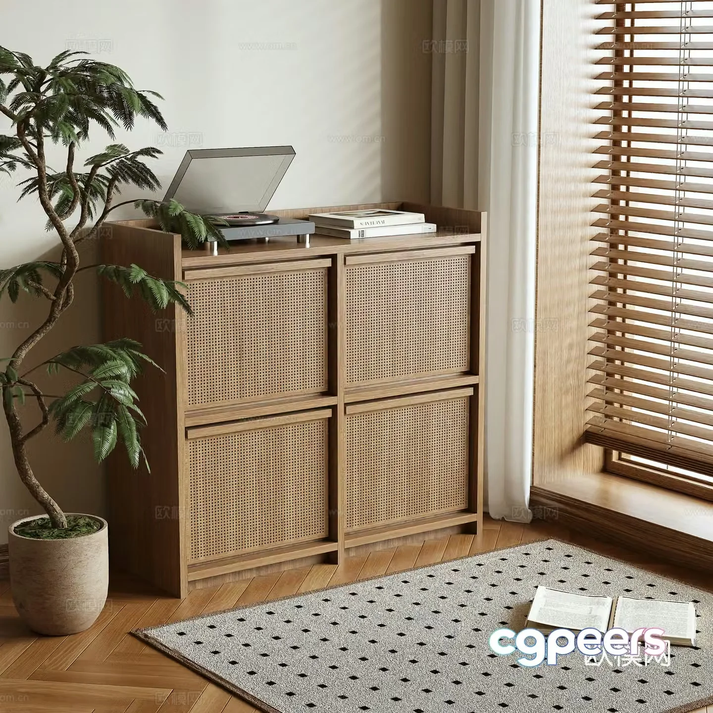 Storage cabinet 3d model