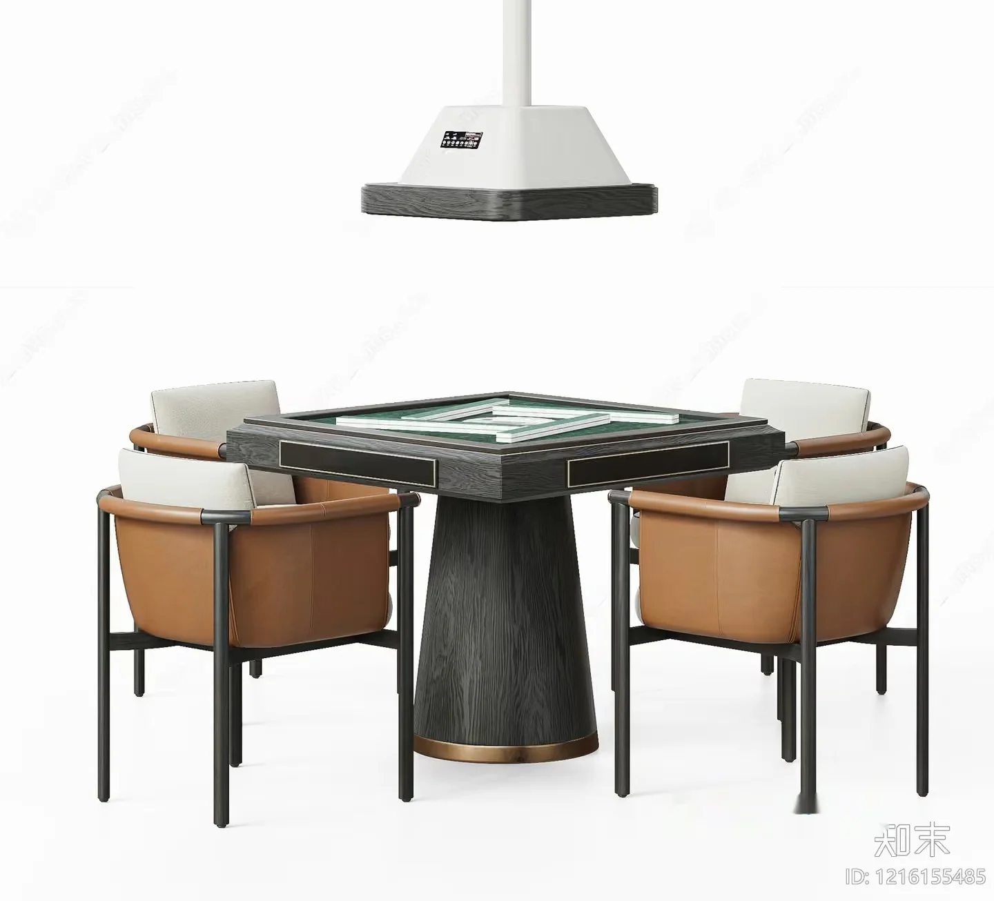 Modern Table And Chairs 3D Model – 15272 – VRAY Render